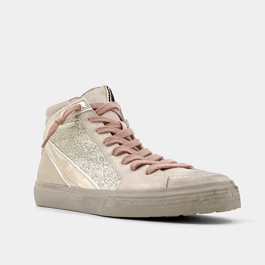 Rooney Goose High Tops - Gold