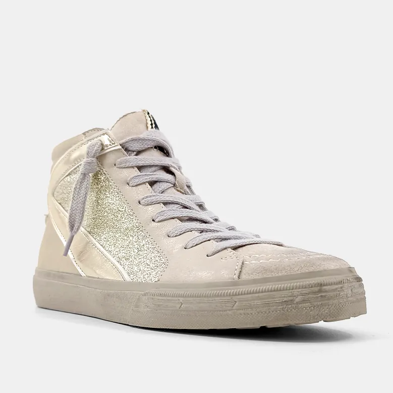 Rooney Goose High Tops - Gold