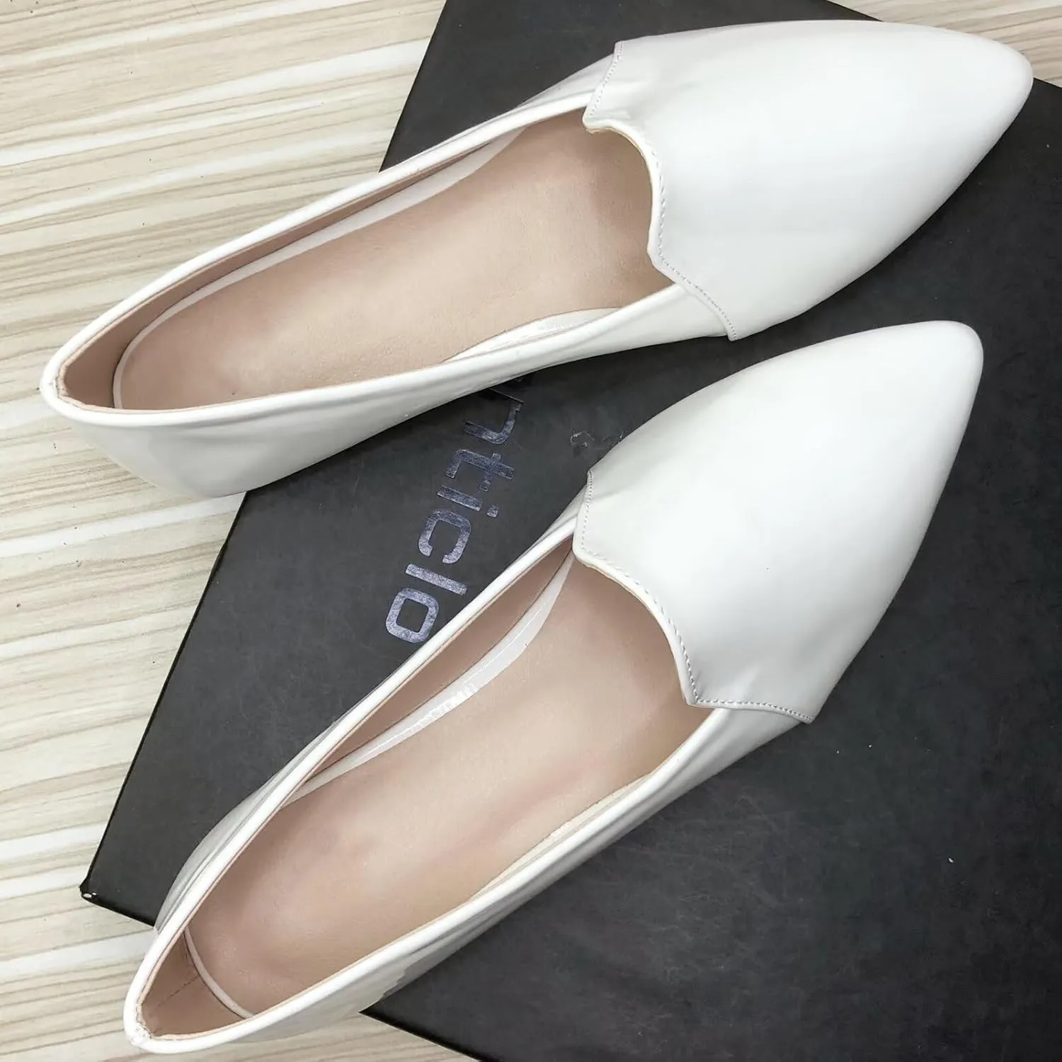SAILING LU Women Pointed Toe Ballets Flats Faux Suede Comfortable Soft Ballet Walking Shoes Dressy Slip-on Ballerina Shoes