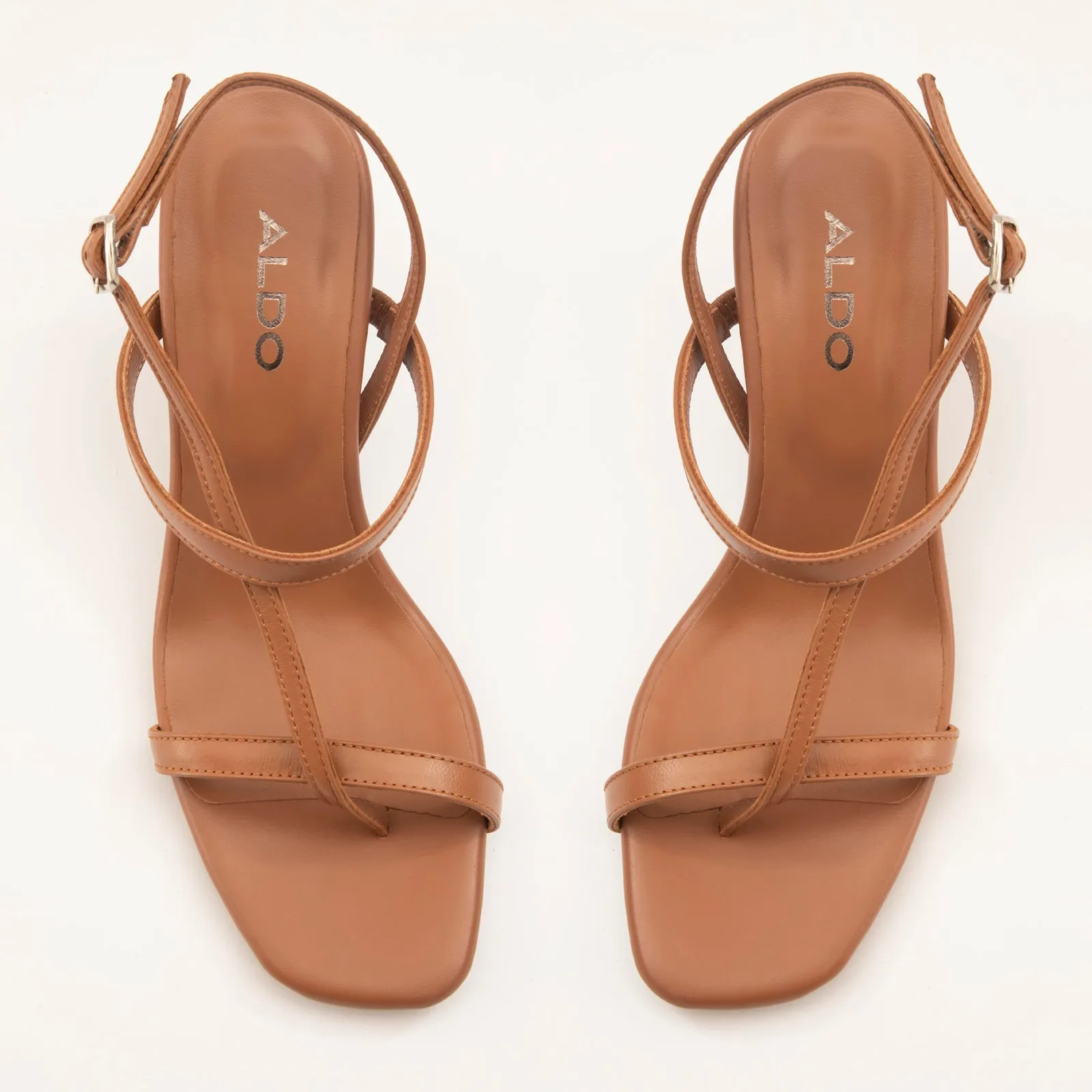 Samara-TR real leather white woman heels
