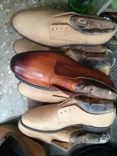 Sandro- Chestnut Oxford Shoes