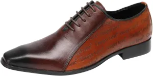 Santimon Men's Oxfords Formal Dress Leather Tuxedo Shoes for Men Fashion Prom Wingtip Oxford Business Casual Shoes Men