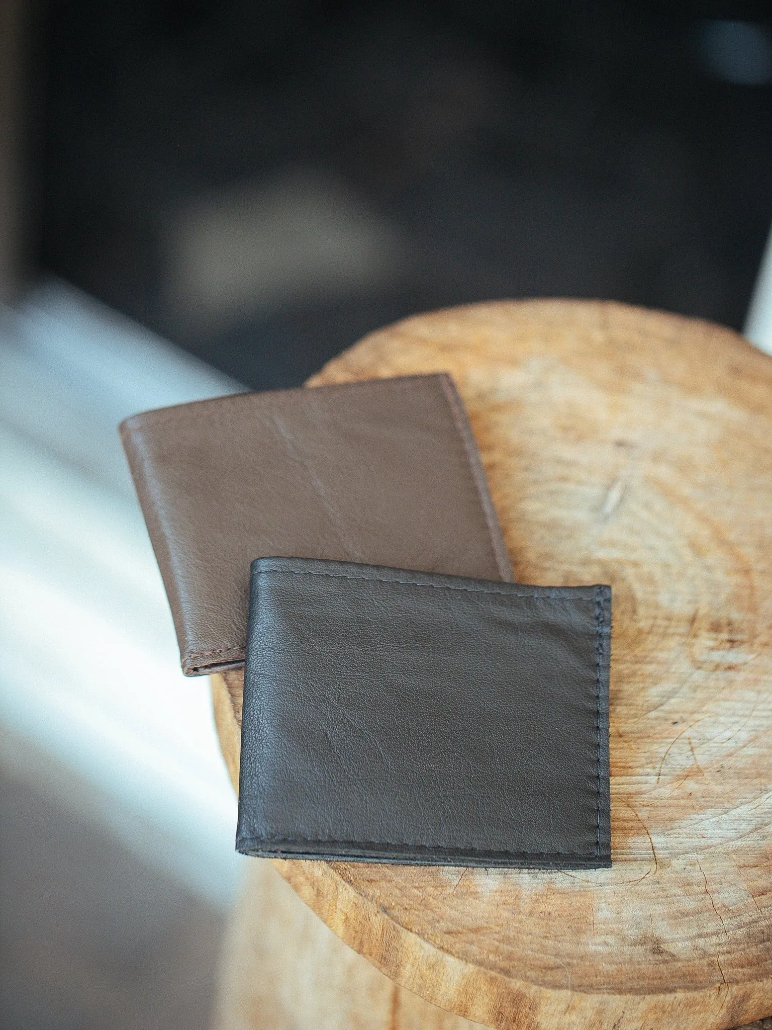 Small Bifold Wallet - Cowhide