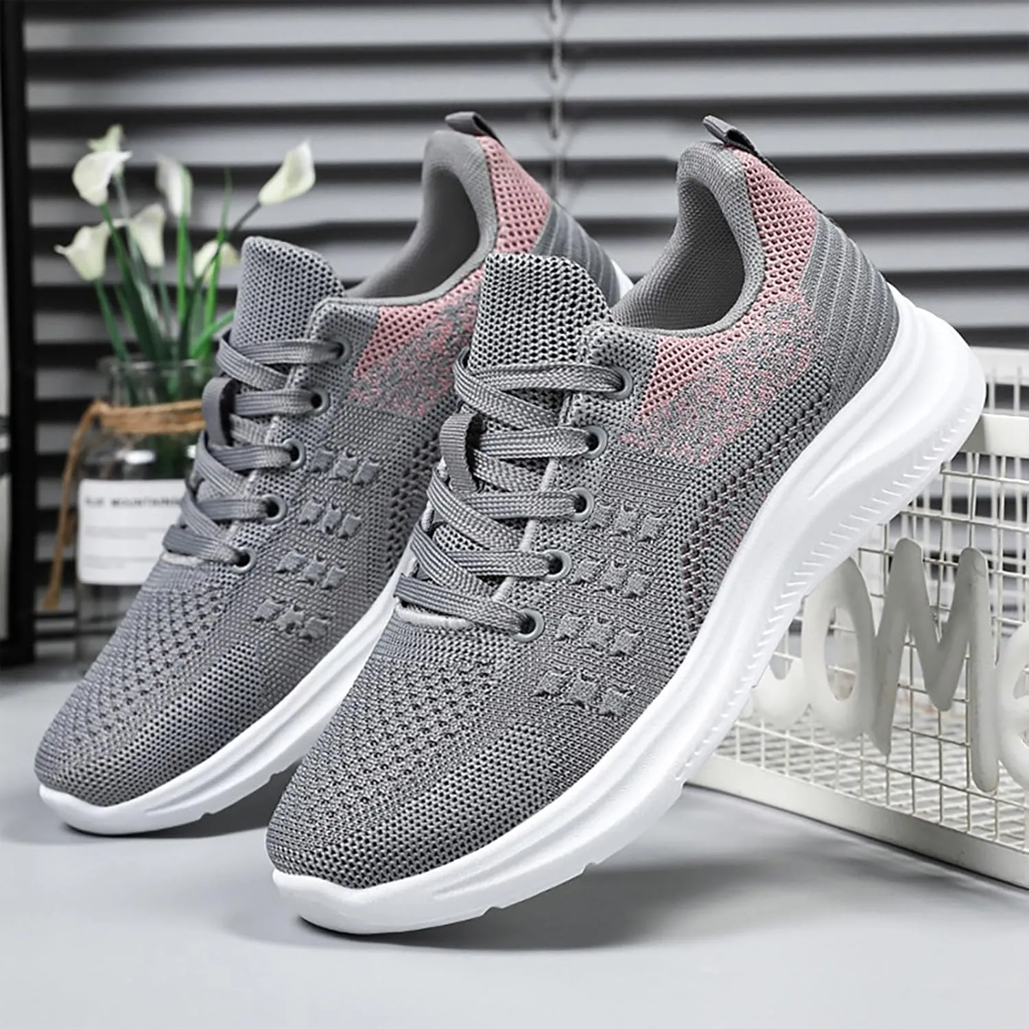 Sneakers for Men Work Shoes Women Women's Loafer Flat Round Toe Slip On Casual Black Loafers Women Comfortable Platform Sneakers for Women Black