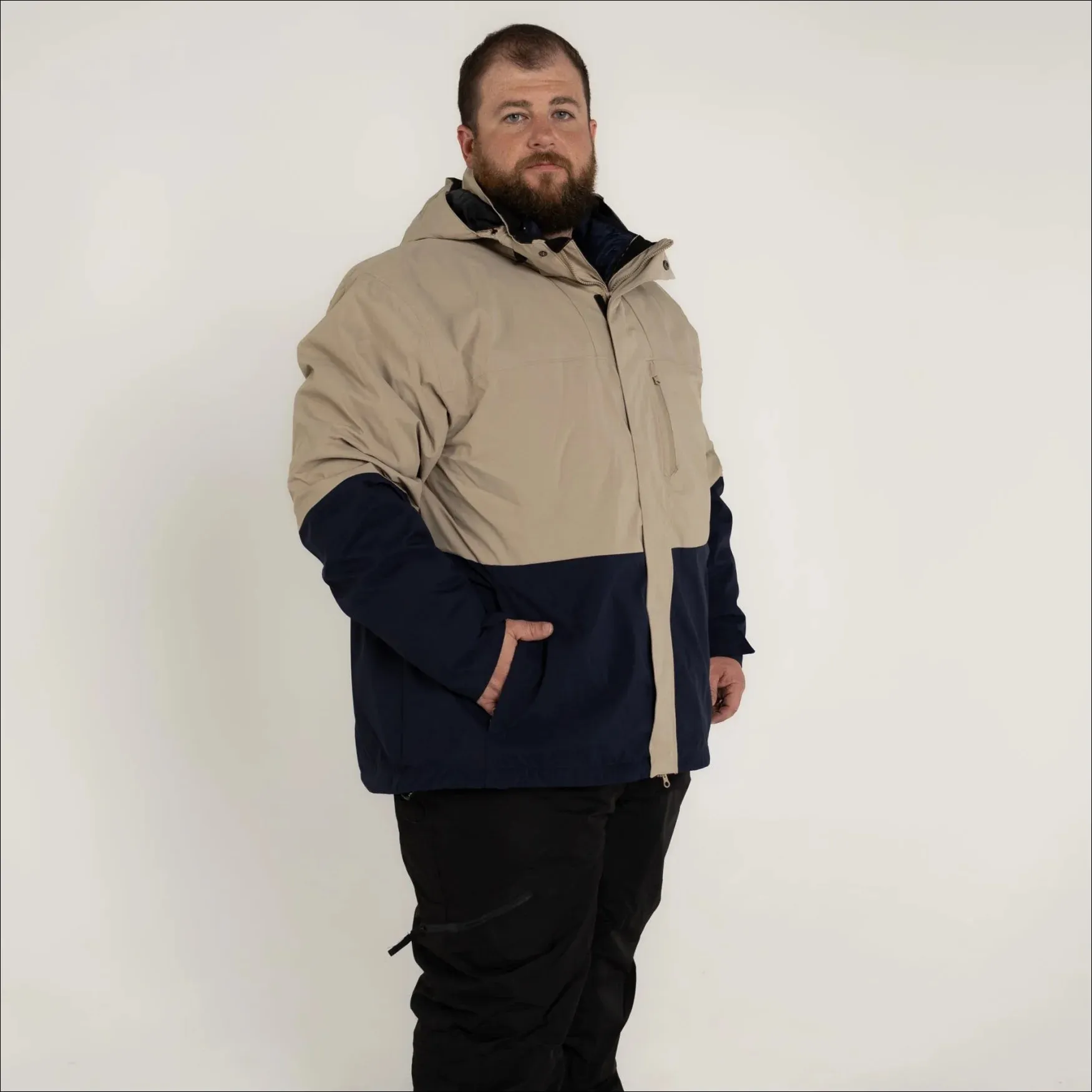 Snow Country Outerwear Men’s Big 2X-7X 3in1 Winter Ski Snow Jacket Coat Altitude II