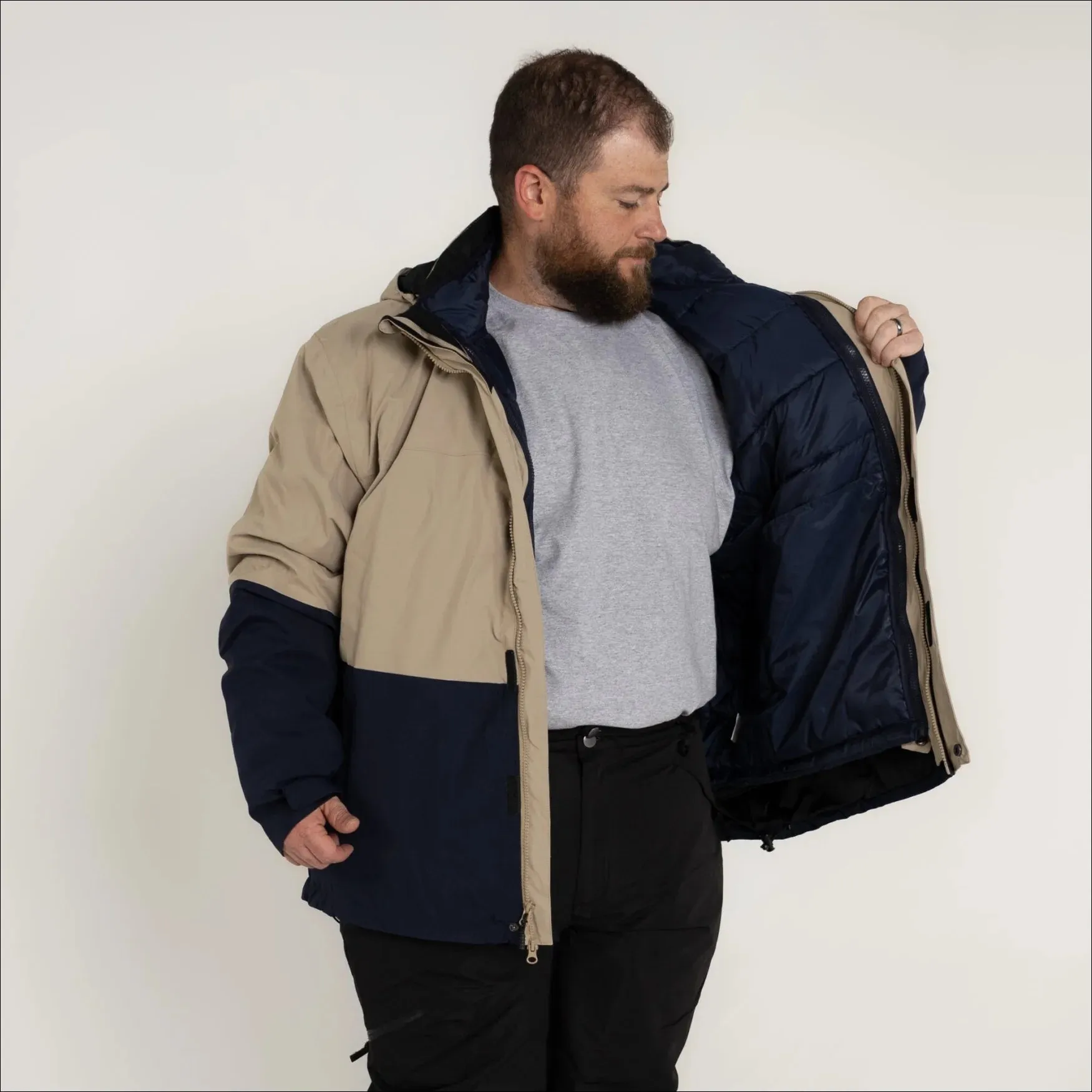 Snow Country Outerwear Men’s Big 2X-7X 3in1 Winter Ski Snow Jacket Coat Altitude II