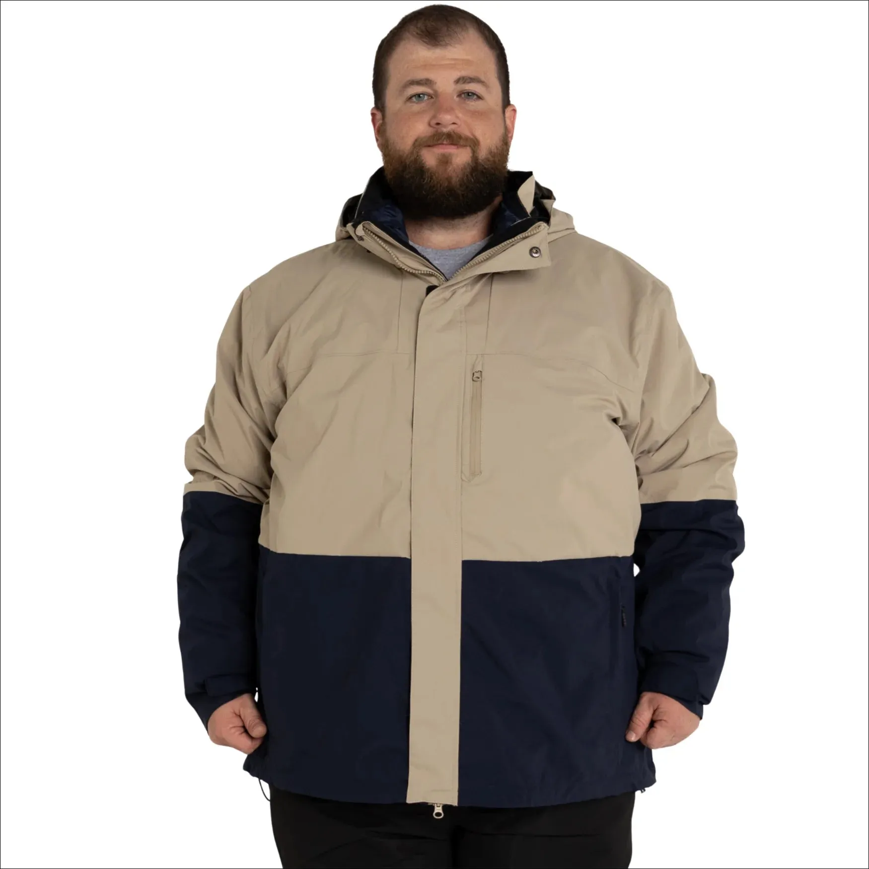 Snow Country Outerwear Men’s Big 2X-7X 3in1 Winter Ski Snow Jacket Coat Altitude II