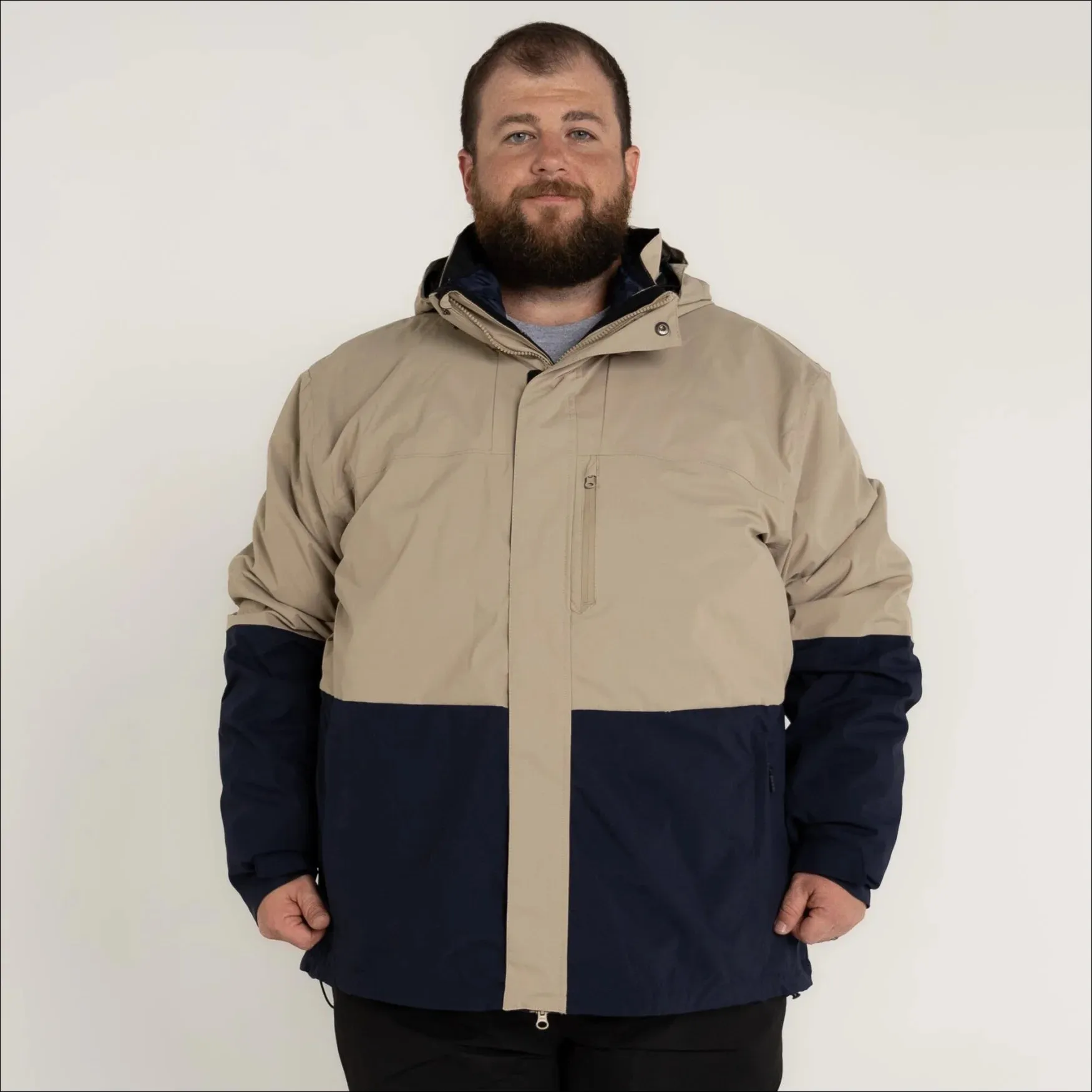 Snow Country Outerwear Men’s Big 2X-7X 3in1 Winter Ski Snow Jacket Coat Altitude II