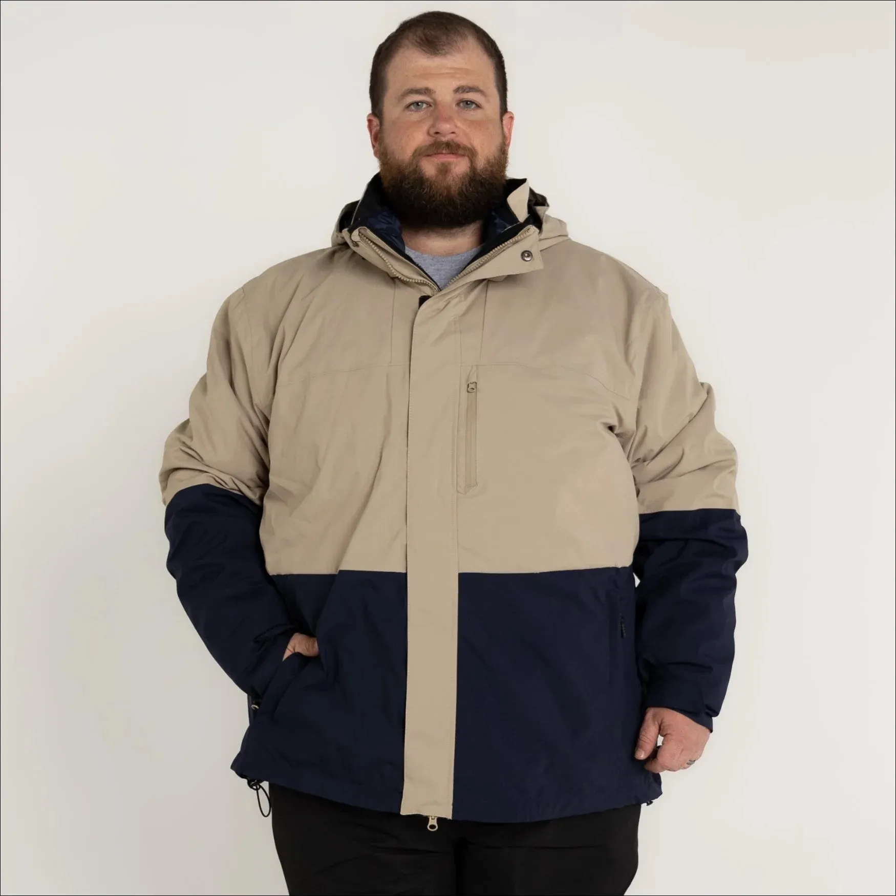 Snow Country Outerwear Men’s Big 2X-7X 3in1 Winter Ski Snow Jacket Coat Altitude II