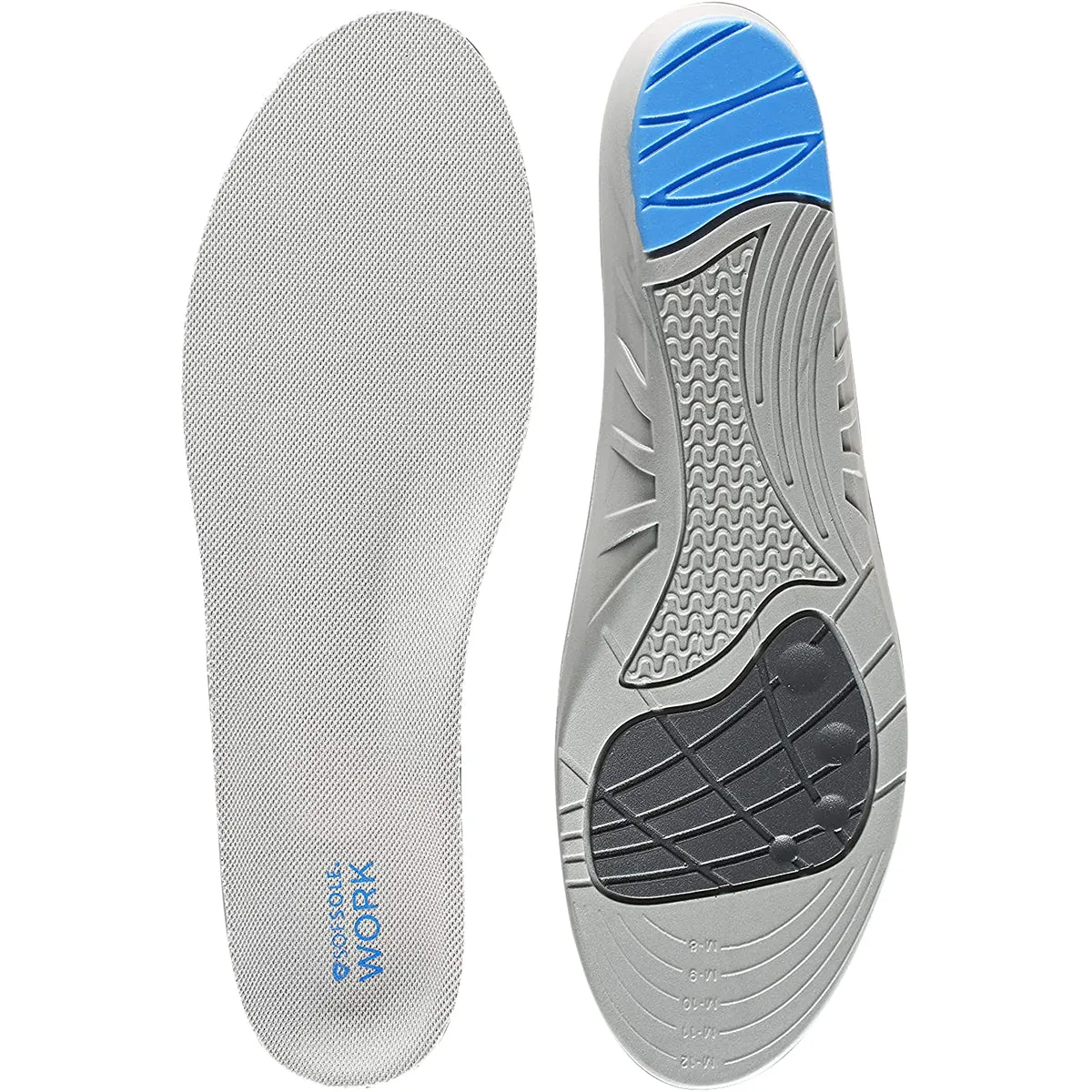 Sof Sole Full Length Work Shoe Insoles - Women's 5-11