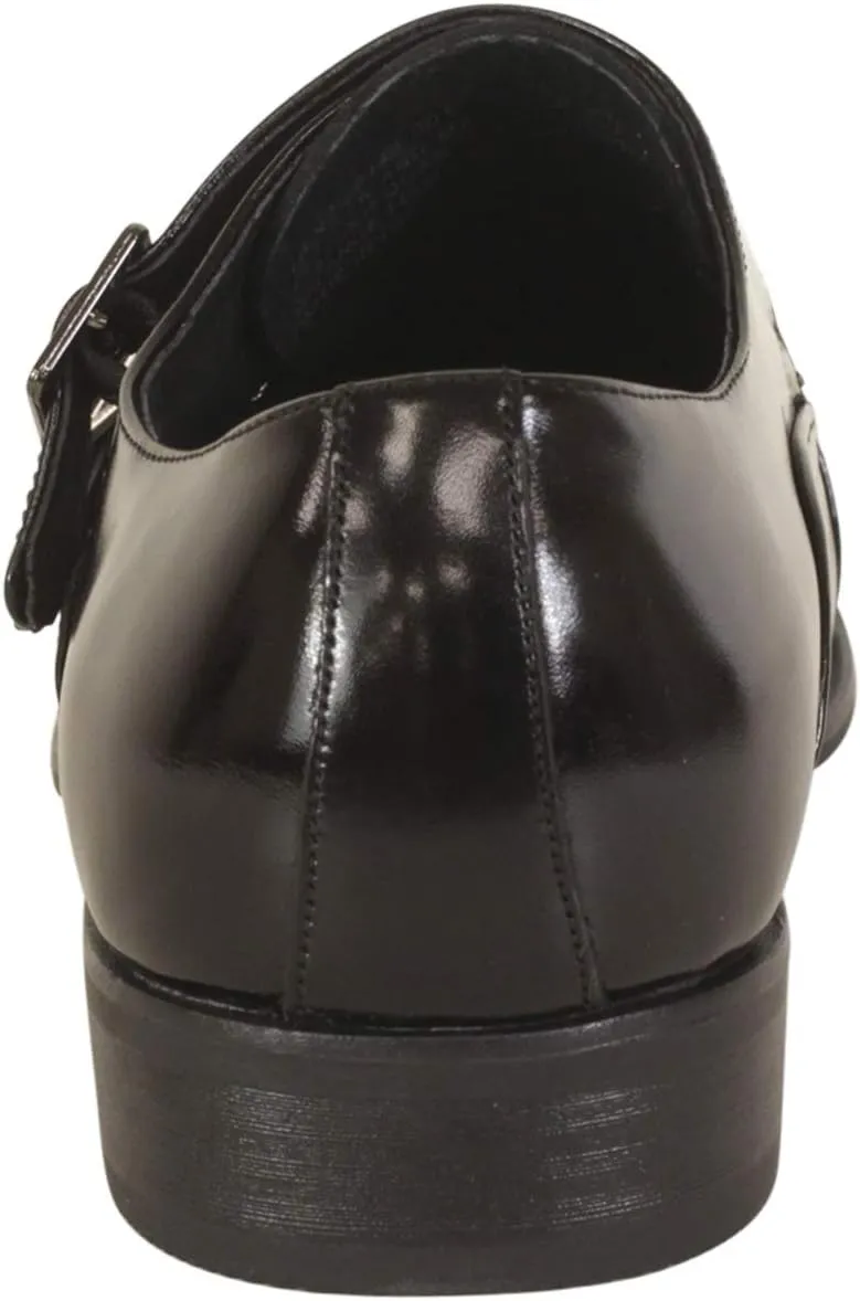 STACY ADAMS Men's Gordon Cap Toe Double Monk Strap Loafer