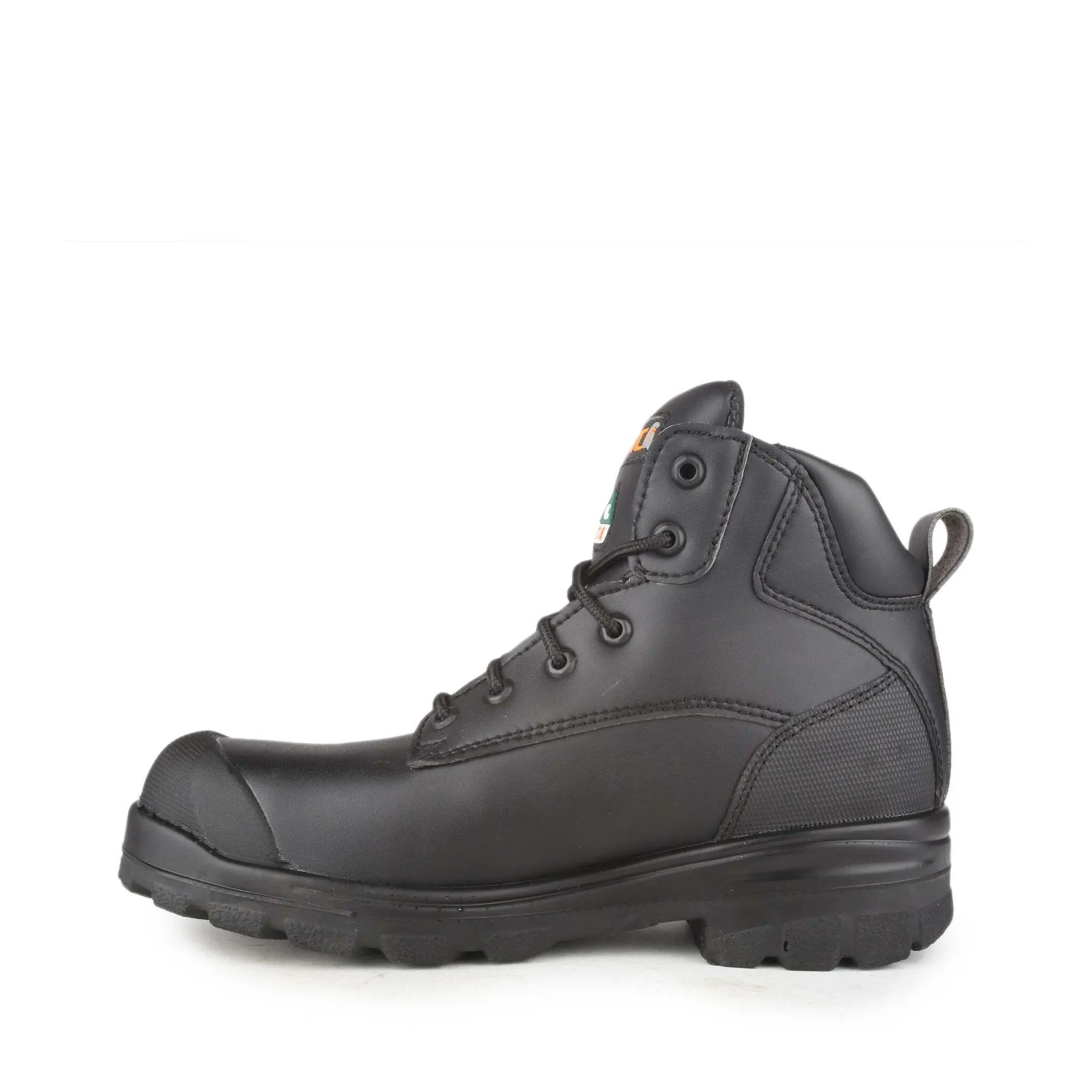 STC Men's 6" Trump Safety Work Boots | Vegan Chemtech Microfiber, Waterproof, Steel Toe, Electric Shock & Puncture Resistant, TPU Scuff Toe | Sizes 4-14