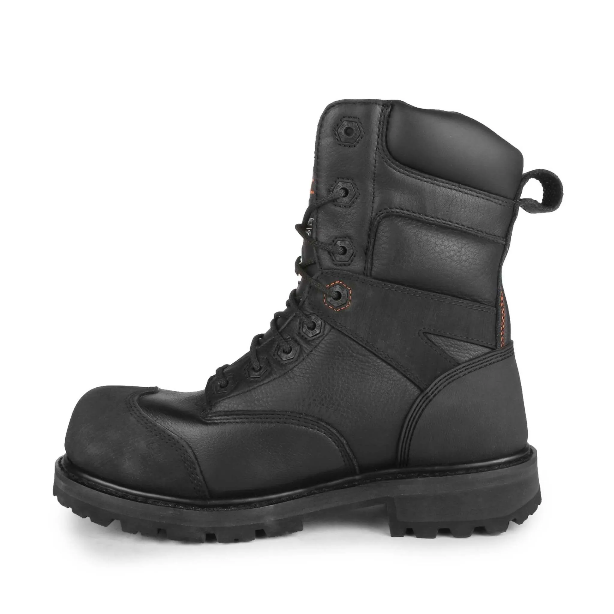 STC Men's 8" Duncan II Safety Work Boots | Waterproof Leather, Composite Toe, Vibram® Fire & Ice Sole, Electric Shock & Puncture Resistant | Sizes 7-14