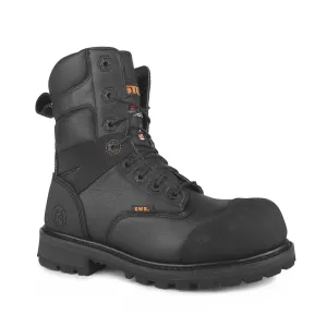 STC Men's 8" Duncan II Safety Work Boots | Waterproof Leather, Composite Toe, Vibram® Fire & Ice Sole, Electric Shock & Puncture Resistant | Sizes 7-14