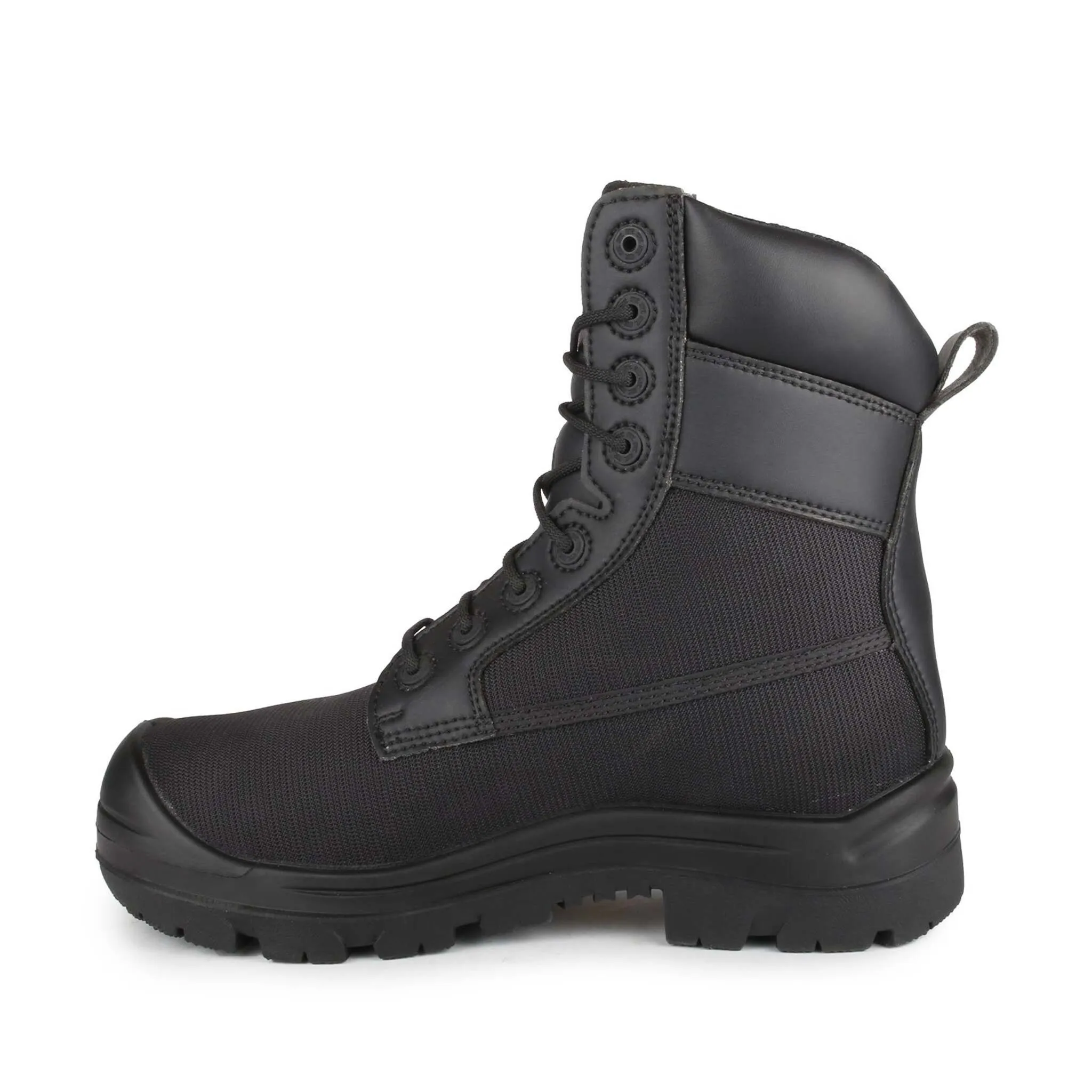 STC Men's 8" Shire Safety Work Boots | Vegan Ballistic Nylon, Waterproof, Composite Toe, Vibram TC4  Sole, Electric Shock & Puncture Resistant | Sizes 7-14