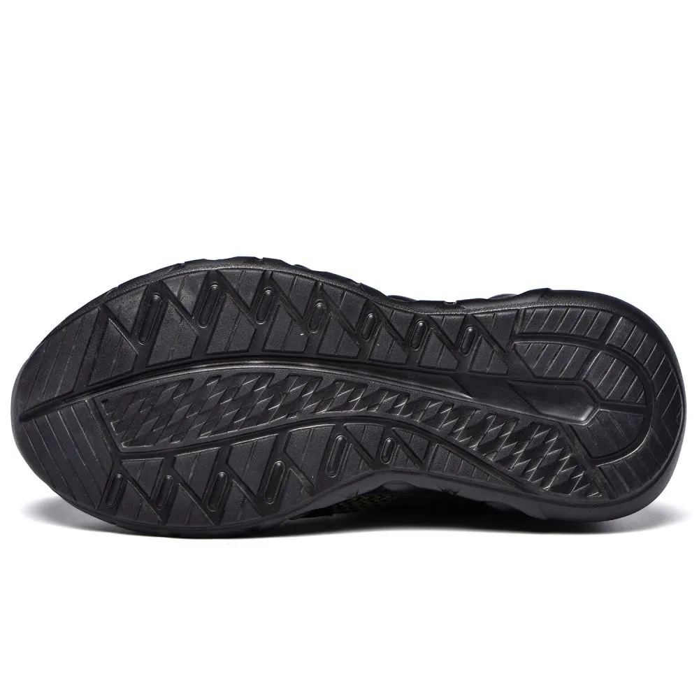 Steel Toe Indestructible Shoes Men Women Lightweight Puncture Resistant Breathable Safety Work Shoes Sneakers for Construction Working Green