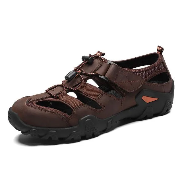 Summer Genuine Leather Men's Sandals