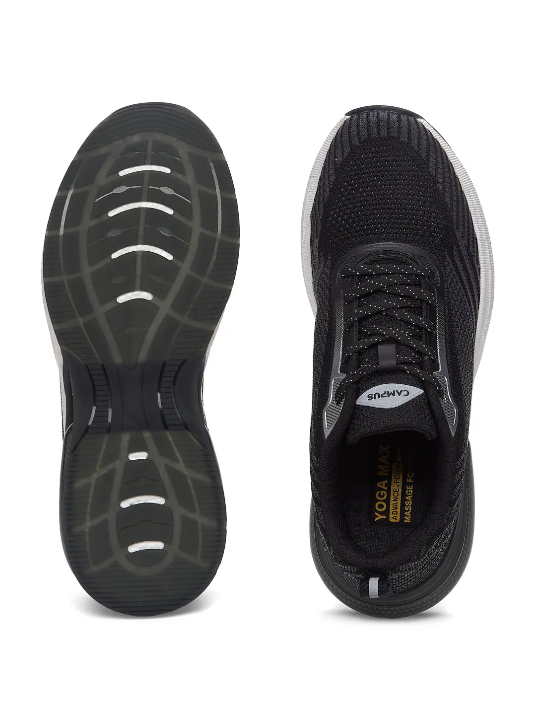 SUMMIT Black Men's Running Shoes