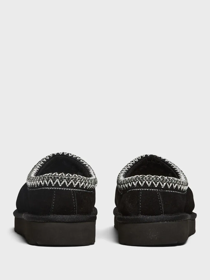 Tasman Slippers in Black