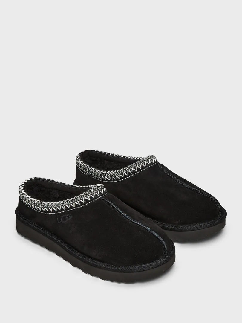 Tasman Slippers in Black