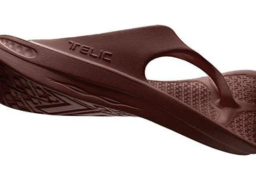 Telic / Terox Flip Flop Sandal Shoes Color Espresso Brown Various Sizes (3XS)