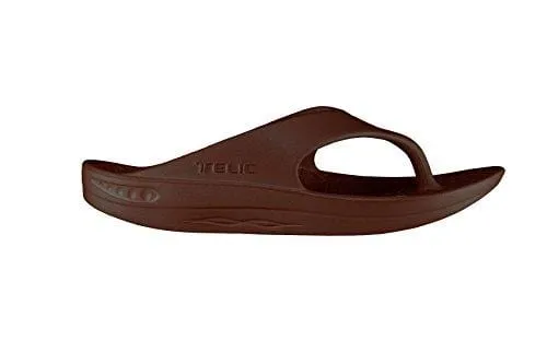 Telic / Terox Flip Flop Sandal Shoes Color Espresso Brown Various Sizes (3XS)