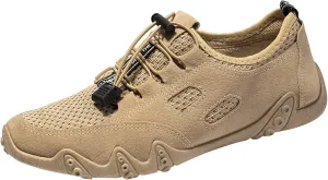 Tennis Shoes Men Mesh Breathable Business Casual Shoes Wedge Sneakers Running Fashion Sneakers Tennis Walking Steel Toe Tennis Shoe Loafers Shoe