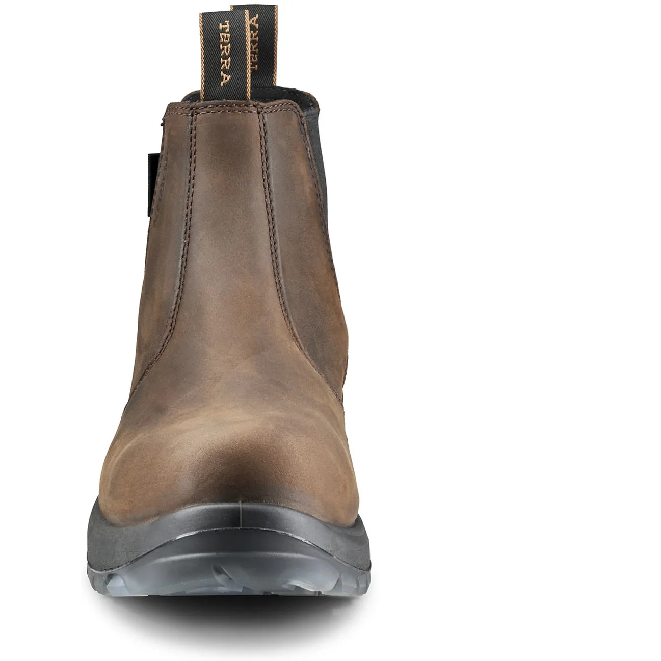 Terra Men's Murphy 6" Comp Toe WP Pull On Safety Work Boot- Brown- R4NRDB