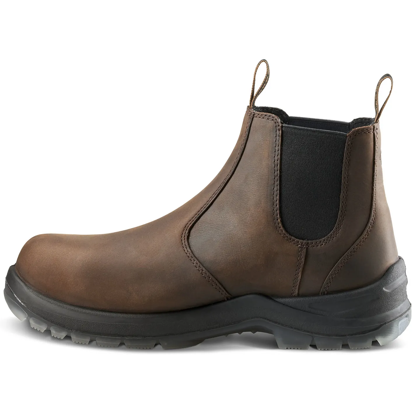 Terra Men's Murphy 6" Comp Toe WP Pull On Safety Work Boot- Brown- R4NRDB