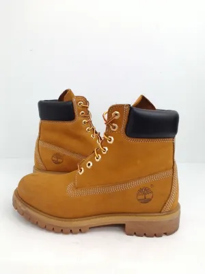 Timberland Men's Camel Leather Boots Size 7 M