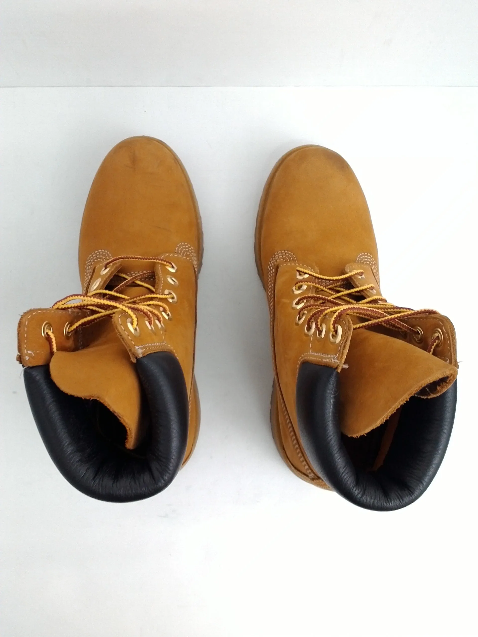 Timberland Men's Camel Leather Boots Size 7 M