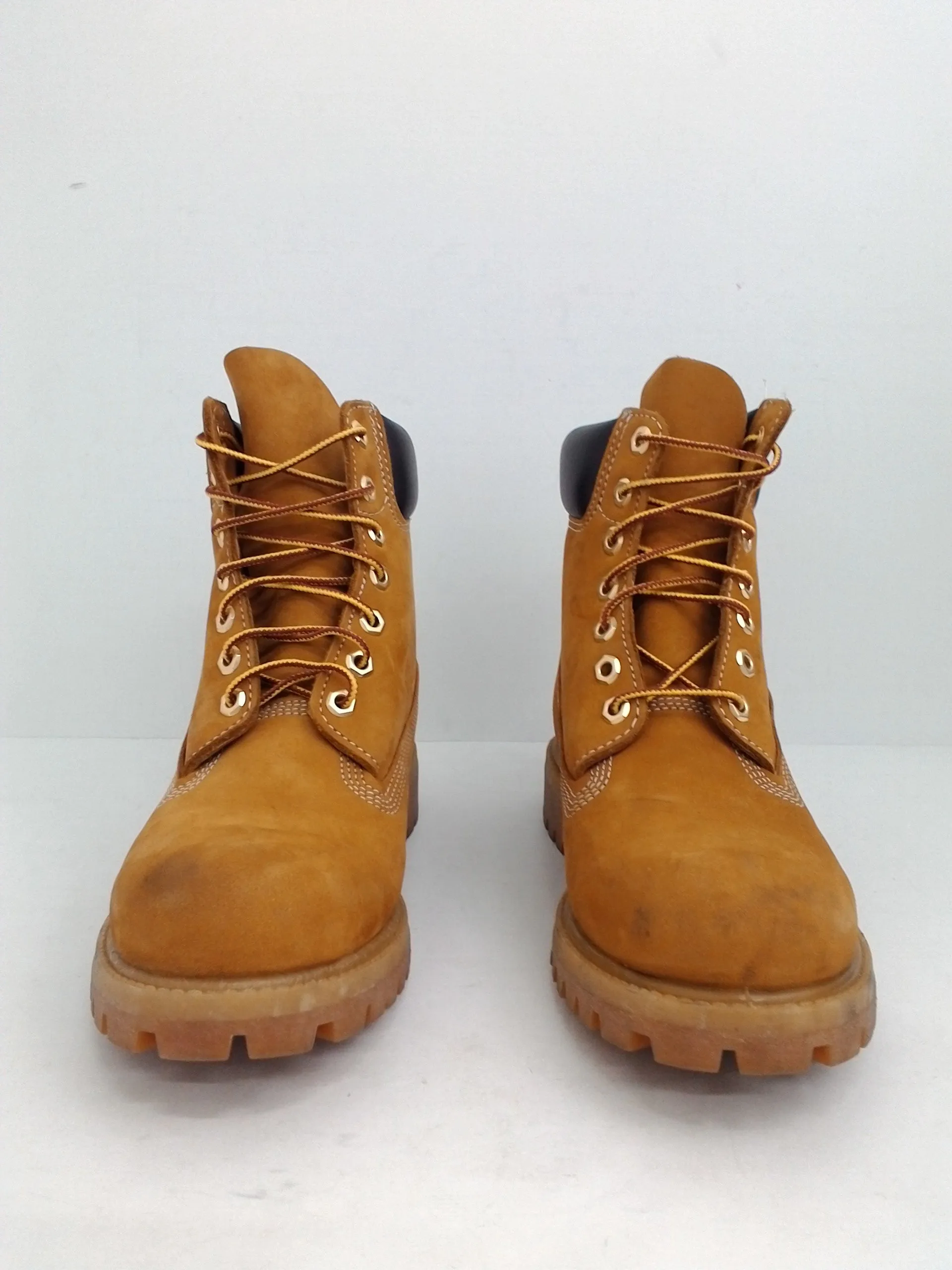 Timberland Men's Camel Leather Boots Size 7 M
