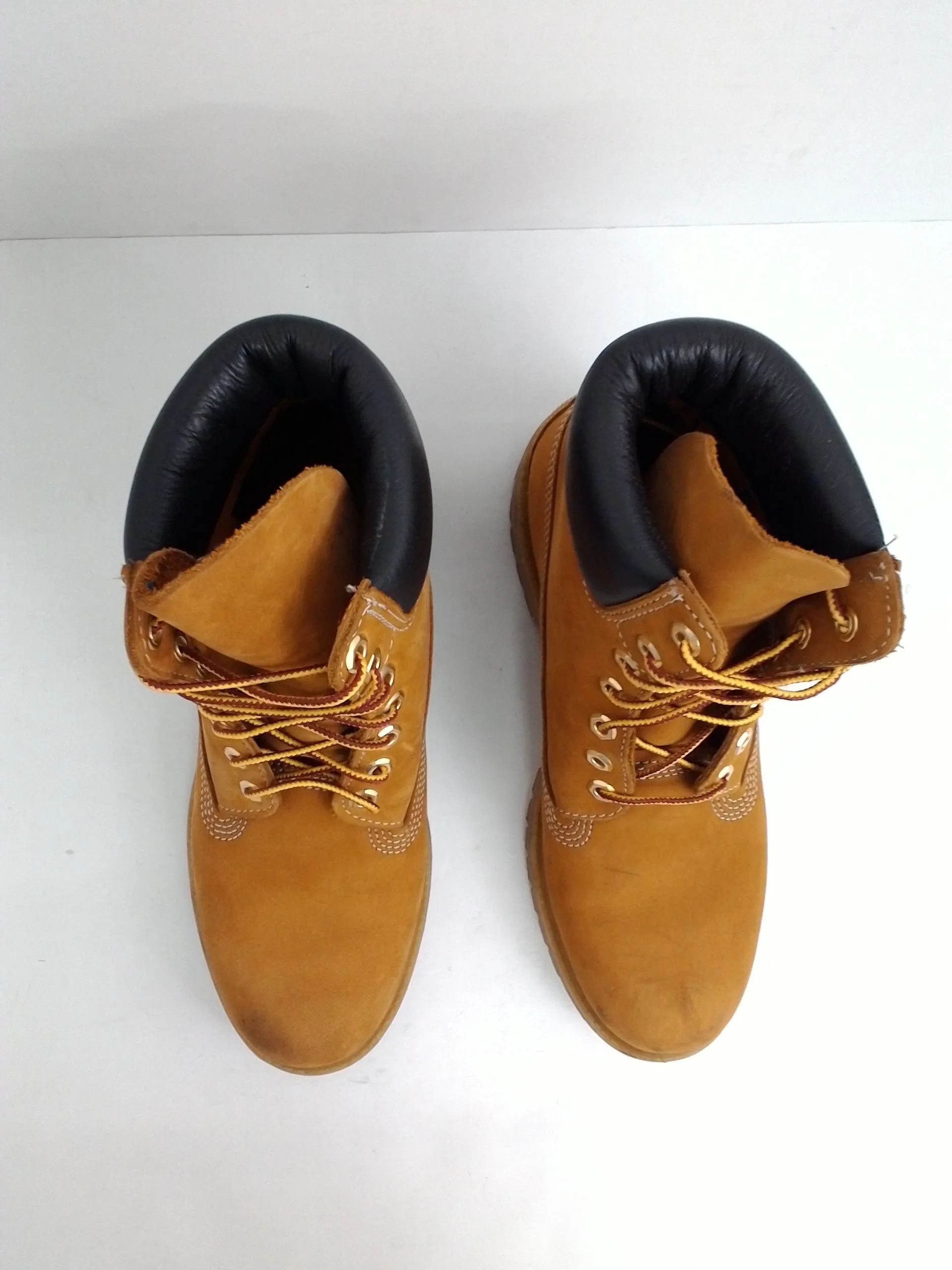 Timberland Men's Camel Leather Boots Size 7 M