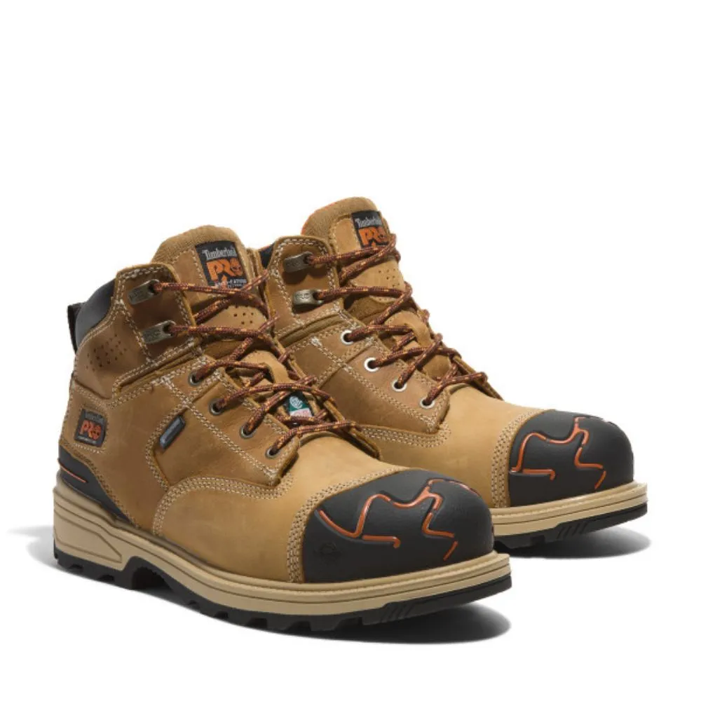 Timberland PRO Magnitude Men's 6" Waterproof Composite Toe Work Boot TB0A44ZW231 - Tan