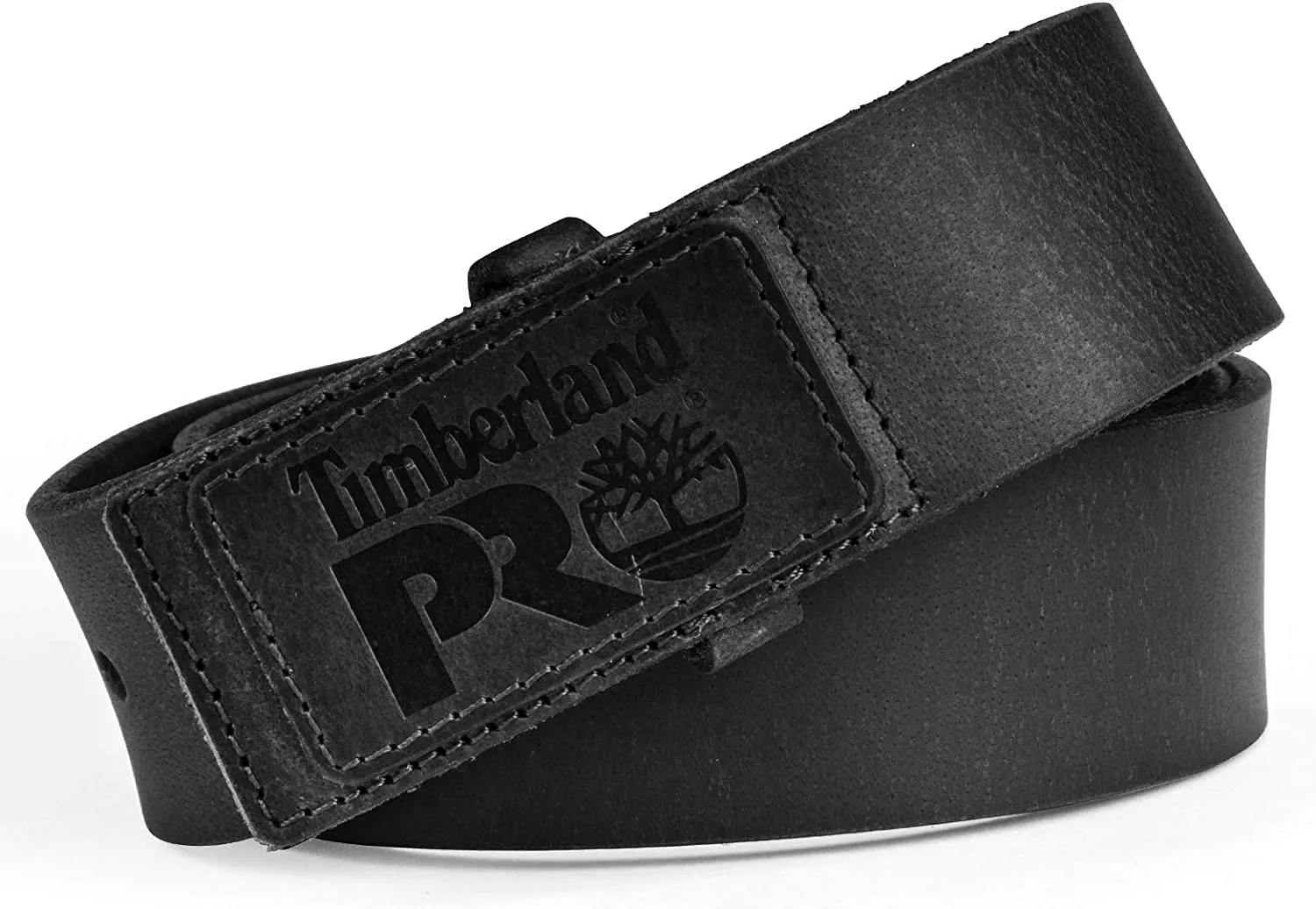 Timberland PRO Men's 38mm Leather No-Scratch No Buckle Mechanic Belt