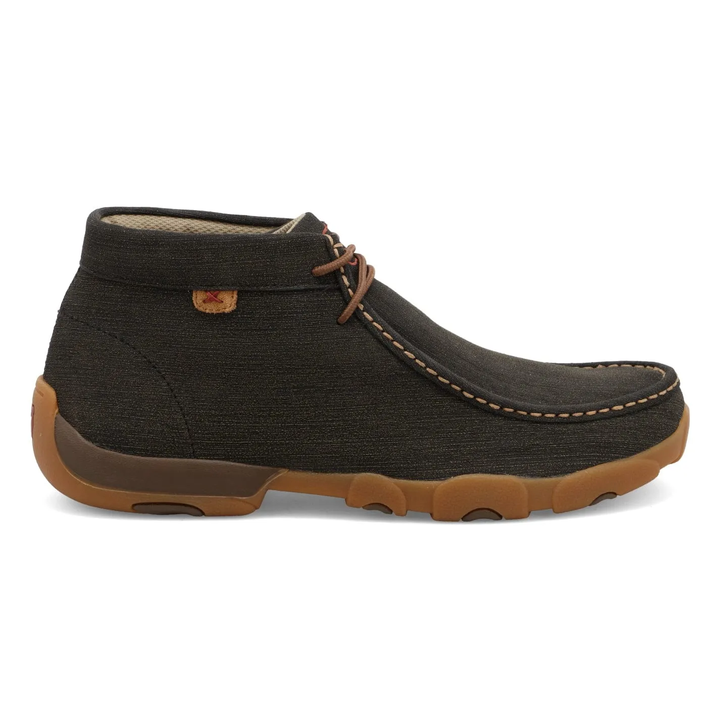 Twisted X Men's Charcoal Chukka Driving Moc Shoe MDM0080