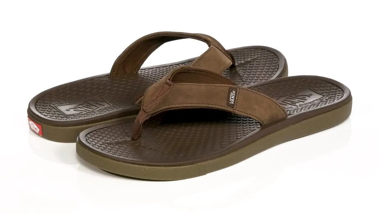 Vans Men's Ultracush Sea Esta Leather Sandals