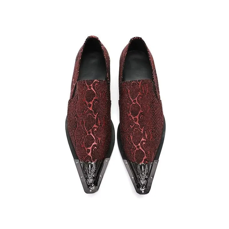 Veltique Croctex Luxe Slide Loafers