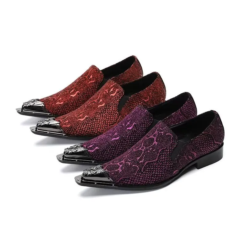Veltique Croctex Luxe Slide Loafers