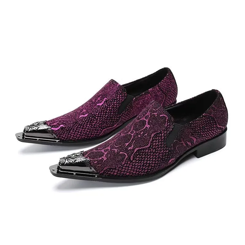 Veltique Croctex Luxe Slide Loafers