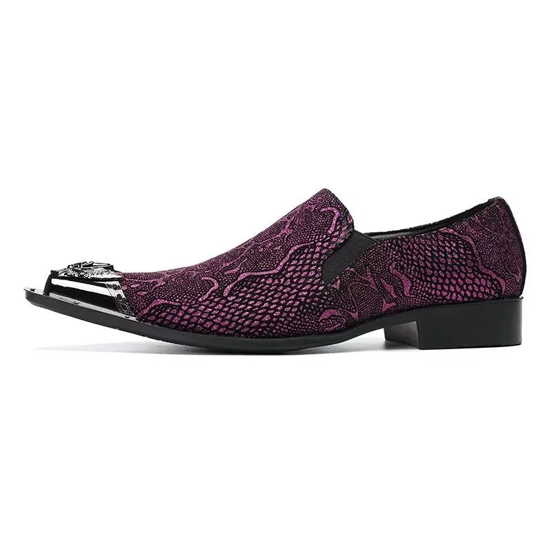 Veltique Croctex Luxe Slide Loafers