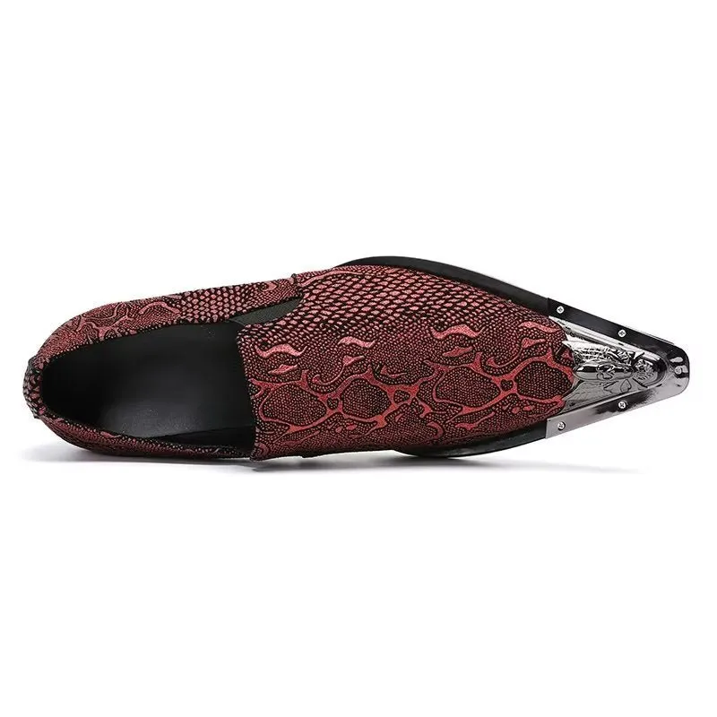 Veltique Croctex Luxe Slide Loafers