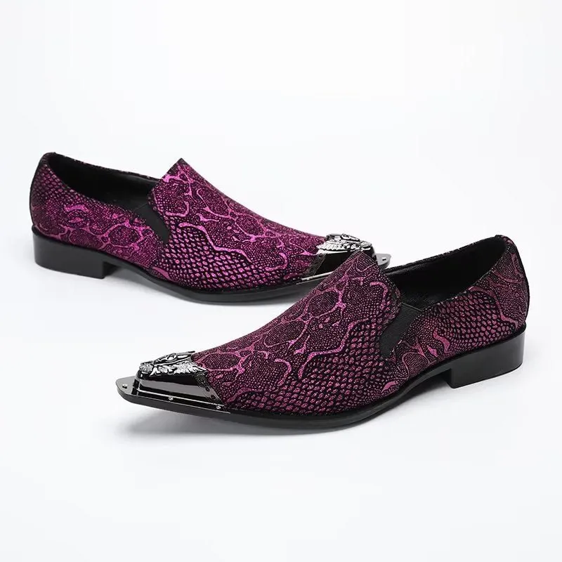Veltique Croctex Luxe Slide Loafers