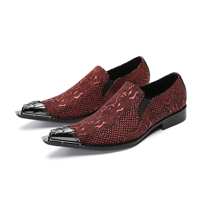 Veltique Croctex Luxe Slide Loafers