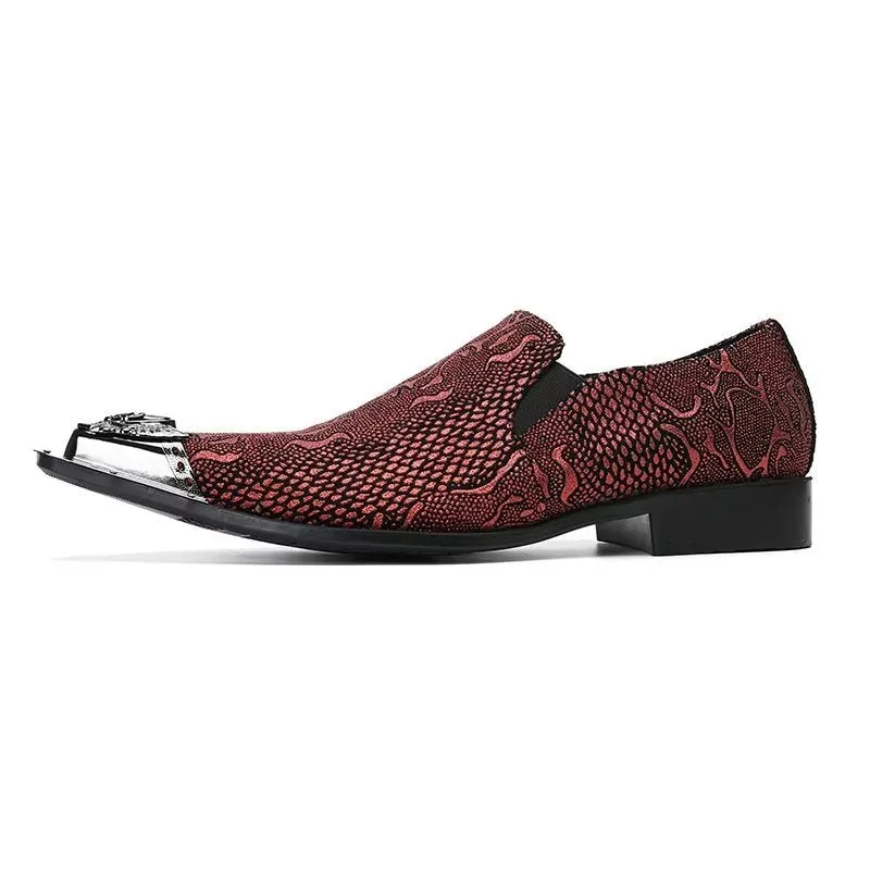 Veltique Croctex Luxe Slide Loafers