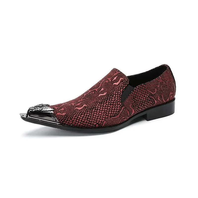 Veltique Croctex Luxe Slide Loafers