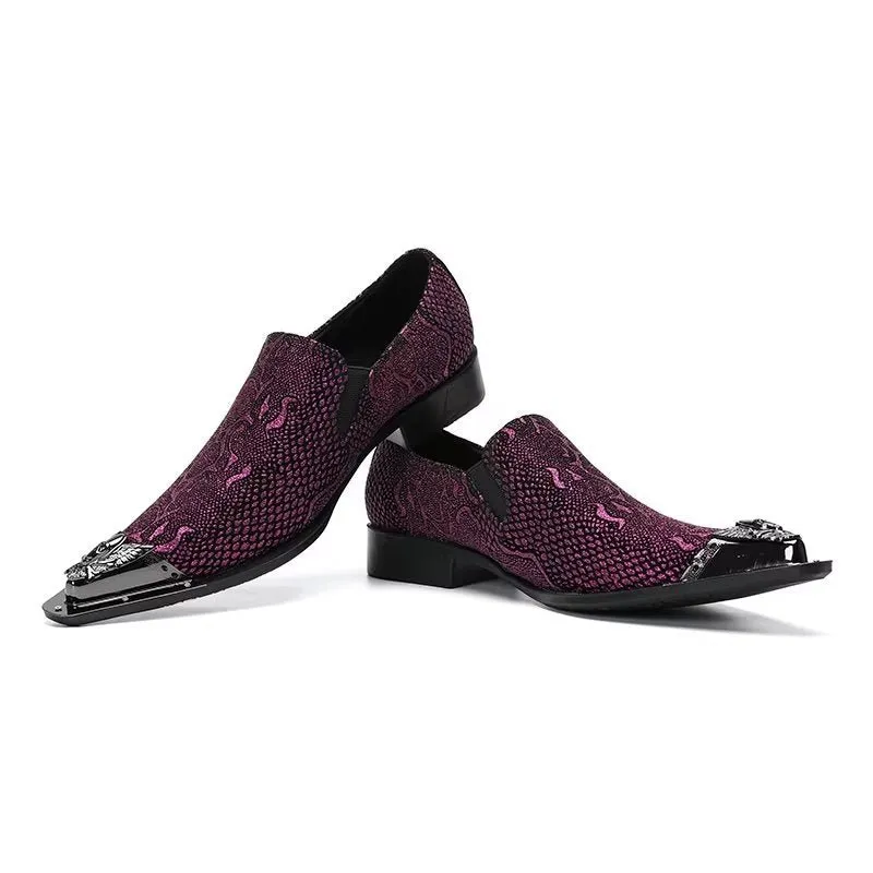 Veltique Croctex Luxe Slide Loafers