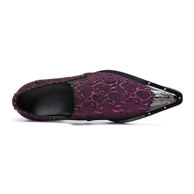 Veltique Croctex Luxe Slide Loafers