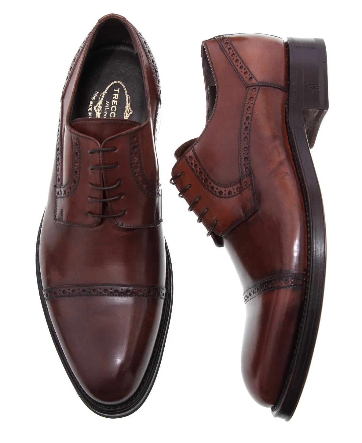 Venezia Shell Cordovan Derby Shoes