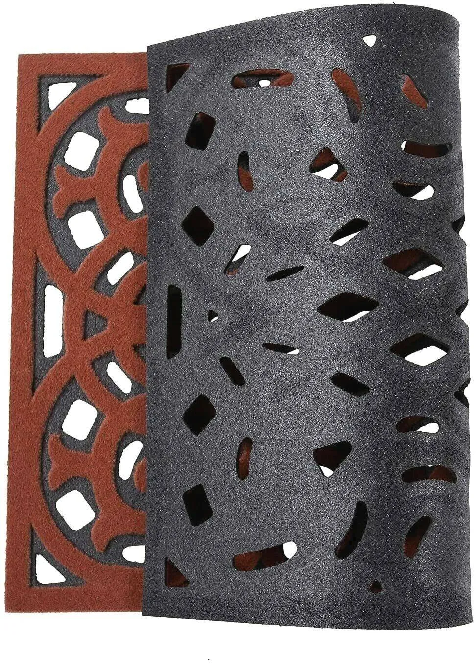 Victorian, Elegant Style Entrance Mat - Terracotta
